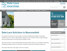 Tablet Screenshot of dale-lace.com